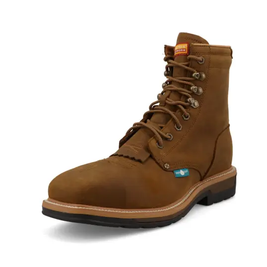 Cover image of DISTRESSED SADDLE Twisted X 8" Lacer Men's