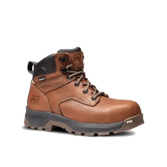 Cover image of BROWN Timberland Pro Titan EV 6 In Comp Toe Waterproof Women's