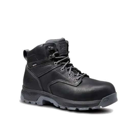 Cover image of BLK GRY Timberland Pro 6 In Titan Ev Comp Toe Waterproof Men's