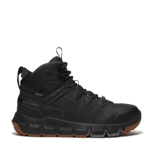 Cover image of Black Timberland Pro 6 In Tempe Soft Toe Waterproof Men's
