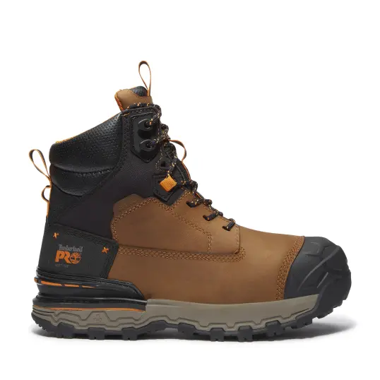 Cover image of LIGHT BROWN Timberland Pro 6 In Boondock Ultralight Soft Toe Waterproof EH Men's