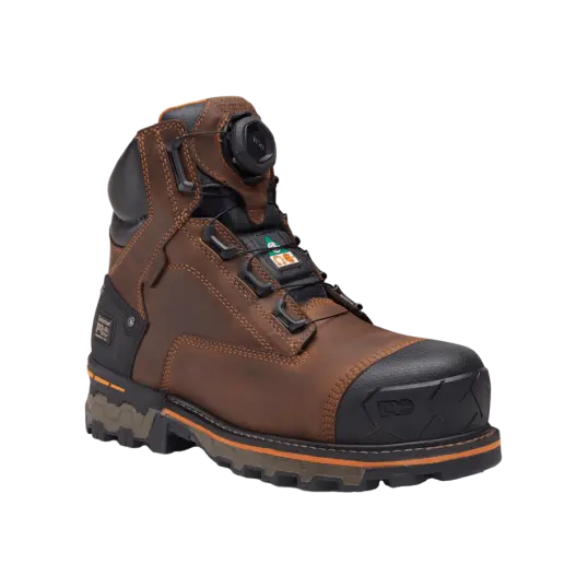 Cover image of MED BRN Timberland Pro 6 In Boondock BOA CT WP CSA Men's