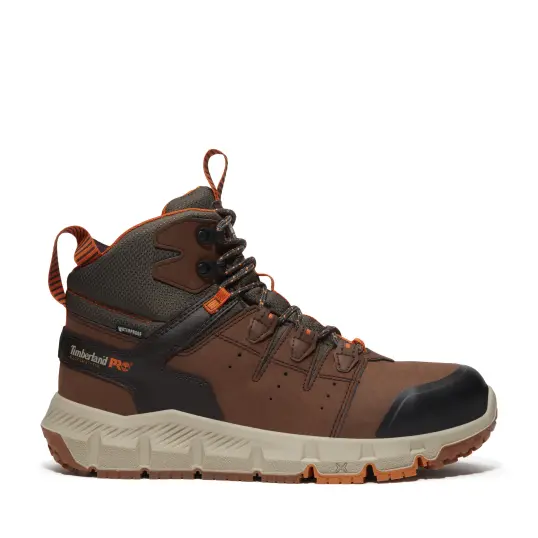 Cover image of MEDIUM BROWN Timberland Pro 6 In Tempe Alloy Toe Waterproof Men's
