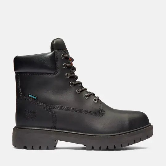 Cover image of BLK Timberland Pro 6 In Direct Attach Steel Toe  Waterproof Insulated 200G Men's