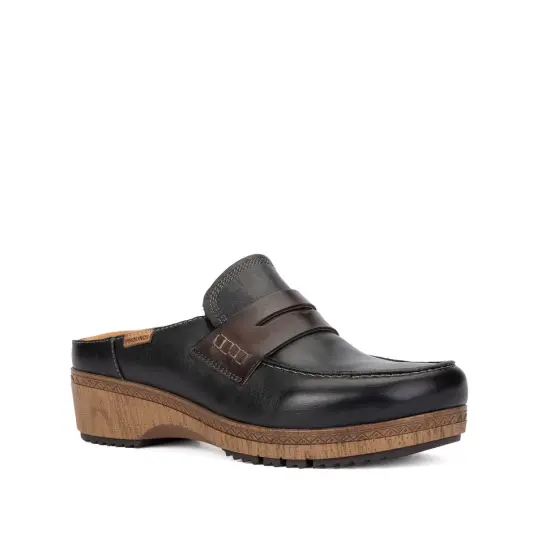 Cover image of Black Pikolinos Granada Penny Clog Women's