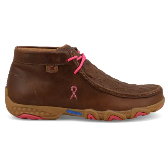 Cover image of Dark Tan & Pink Twisted X Chukka Driving Moc Women's