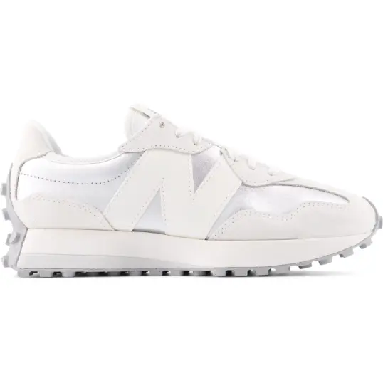 Cover image of SILVER METALLIC/SEA SALT New Balance 327 Women's