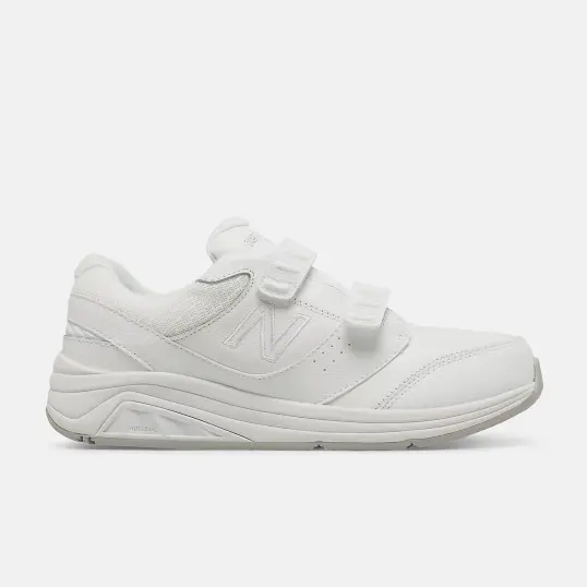 Cover image of WHITE|WHITE New Balance Hook and Loop Leather 928 v3 Women's