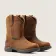 Alternate Image of GLAZED BROWN Ariat Anthem Round Toe Shortie Waterproof Women's