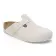 Alternate Image of ANTIQUE WHITE Birkenstock Boston Soft Footbed Suede Leather Narrow Women's