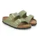 Alternate Image of GREEN TEA Birkenstock Arizona Soft Footbed Suede Leather Narrow Women's