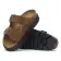 Alternate Image of Dark Tea/Black Birkenstock Arizona Chunky Suede Leather Narrow Women's