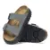 Alternate Image of Basalt Gray/Black Birkenstock Arizona Chunky Suede Leather Narrow Women's