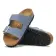 Alternate Image of STONE BLUE Birkenstock Arizona Nubuck Leather Narrow Women's