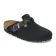 Alternate Image of Black Birkenstock Boston Braided Oiled Suede/Natural Leather Narrow Women's