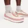 Alternate Image of Pink Clay/White Birkenstock Honnef City Suede Textile Narrow Women's