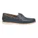 Alternate Image of Navy Sheepskin Johnston & Murphy Monaco 2-Eye Boat Shoe Men's