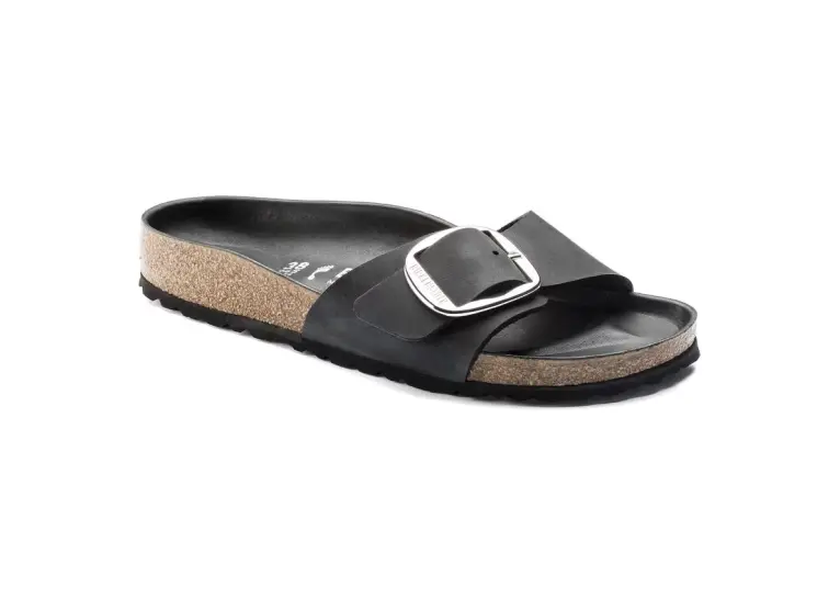 Image 1 of Birkenstock Madrid Big Buckle Oiled Leather Narrow Women's