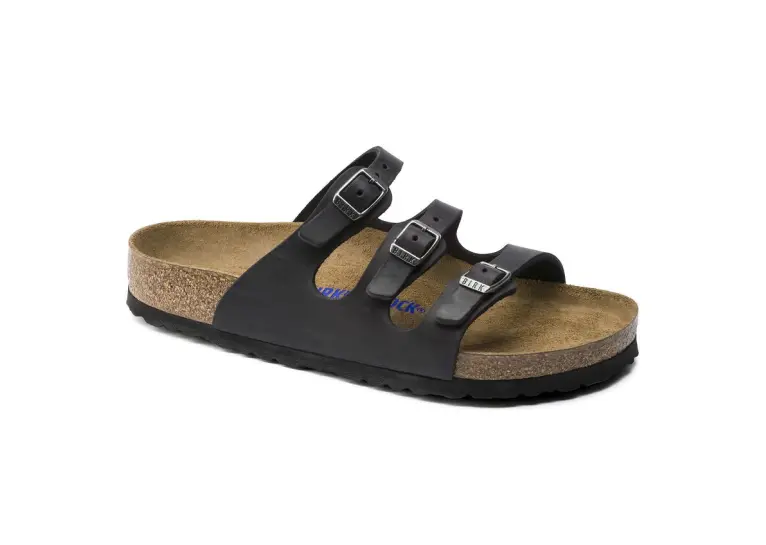 Image 1 of Birkenstock Florida Soft Footbed Natural Leather Oiled Women's