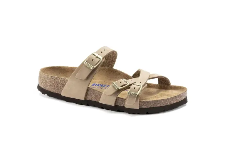 Image 1 of Birkenstock Franca Soft Footbed Nubuck Leather Regular Women's