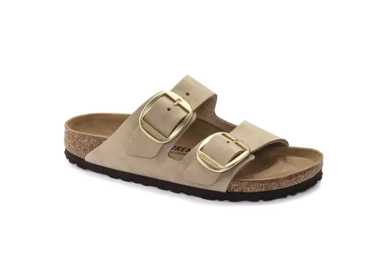 Image 1 of Birkenstock Arizona Big Buckle Nubuck Leather Regular Women's