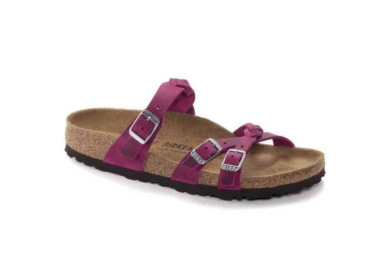 Image 1 of Birkenstock Franca Braided Oiled Leather Regular Women's