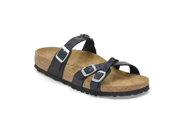 Image 1 of Birkenstock Franca Braided Oiled Leather Regular Women's