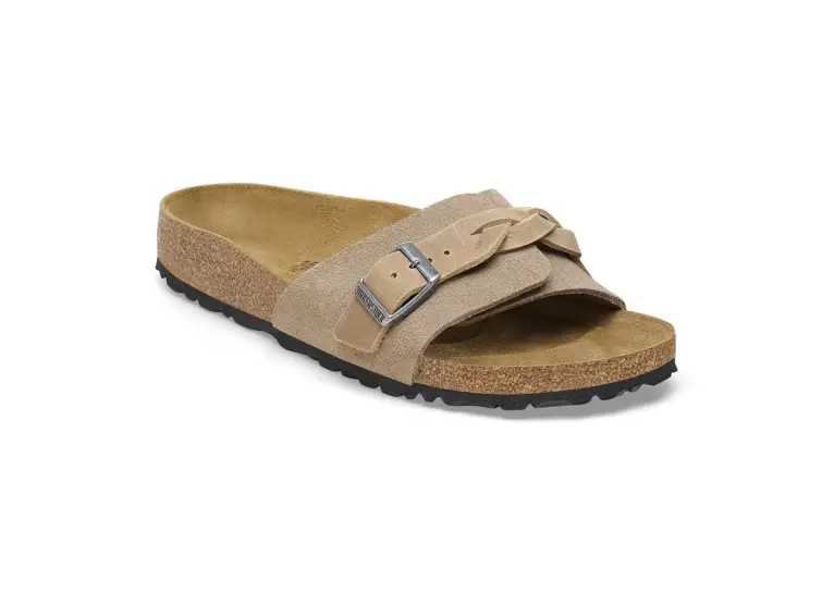 Image 1 of Birkenstock Oita Braided Suede Leather Narrow Women's