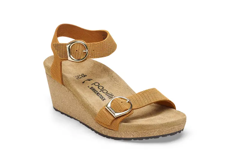 Image 1 of Birkenstock Soley Embossed Leather Narrow Women's