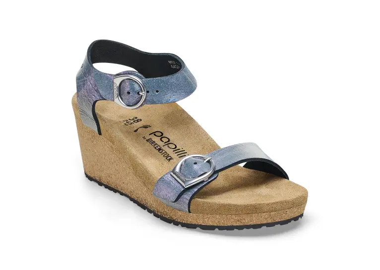 Image 1 of Birkenstock Soley Ring Buckle Nubuck Leather Narrow Women's