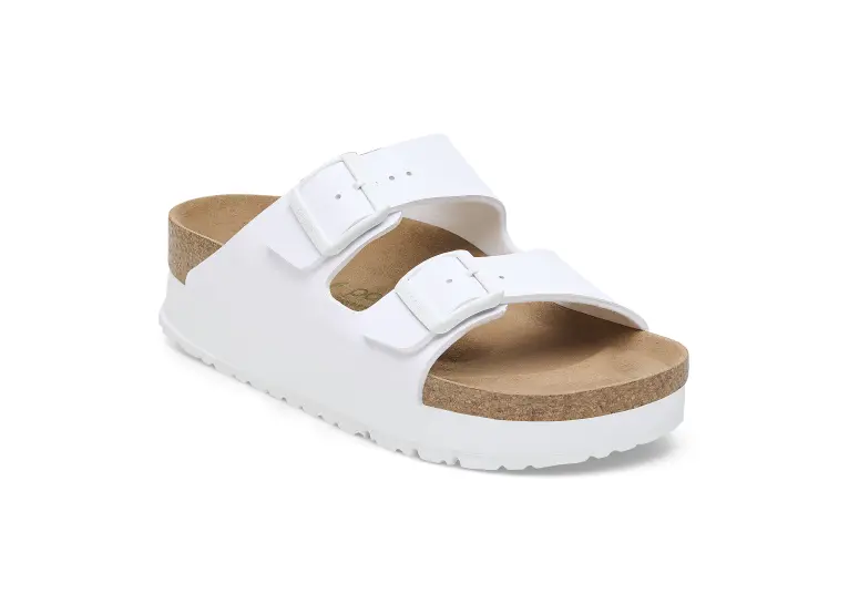 Image 1 of Birkenstock Arizona Flex Platform Vegan Birko-Flor Narrow Women's