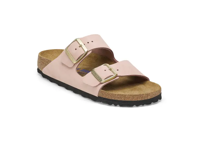 Image 1 of Birkenstock Arizona Soft Footbed Nubuck Leather Narrow Women's