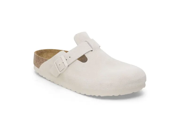 Image 1 of Birkenstock Boston Soft Footbed Suede Leather Narrow Women's