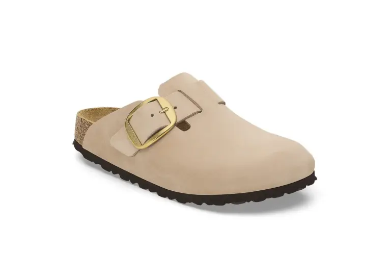 Image 1 of Birkenstock Boston Big Buckle Nubuck Narrow Women's