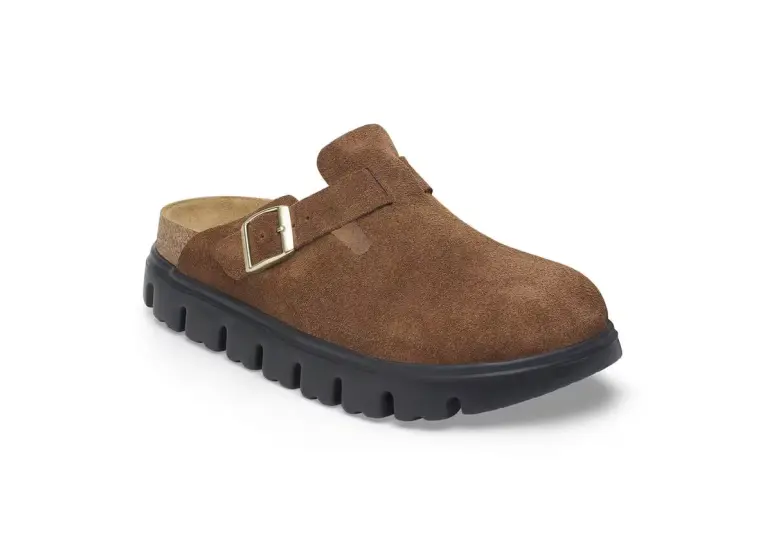 Image 1 of Birkenstock Boston Chunky Suede Leather Narrow Women's
