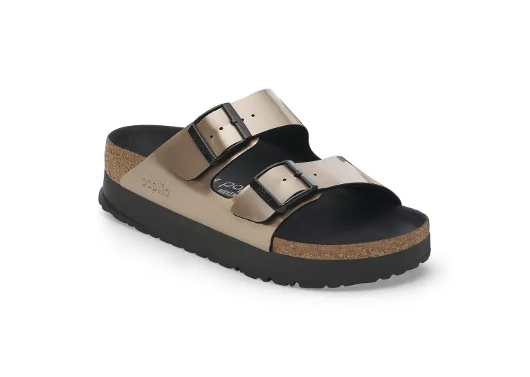 Image 1 of Birkenstock Arizona Flex Platform Birko-Flor Patent Narrow Women's