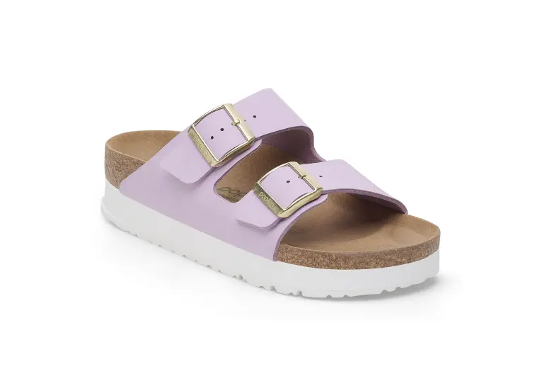 Image 1 of Birkenstock Arizona Flex Platform Birkibuc Narrow Women's