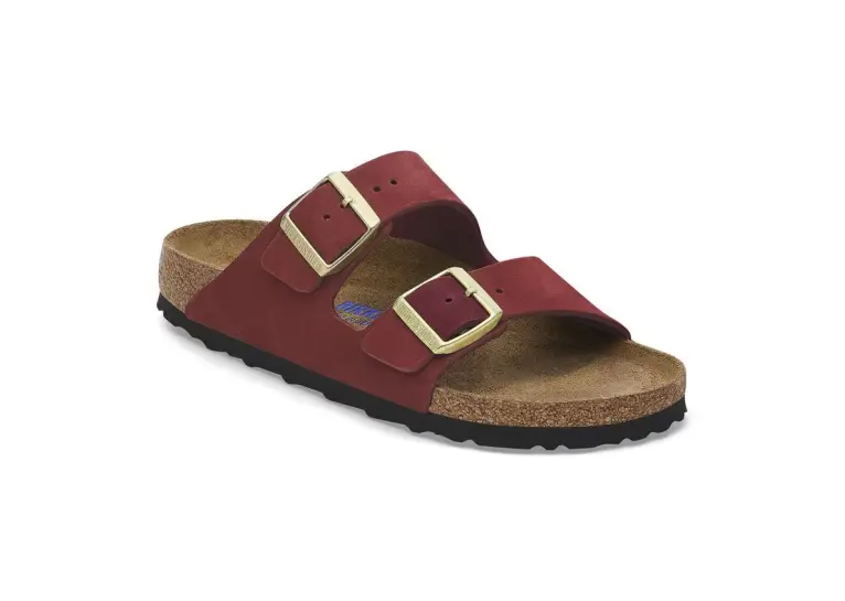 Image 1 of Birkenstock Arizona Soft Footbed Nubuck Leather Narrow Women's