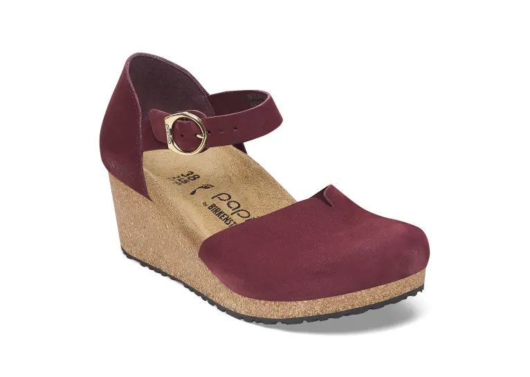 Image 1 of Birkenstock Mary Ring Buckle Nubuck Leather Narrow Women's