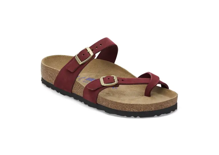 Image 1 of Birkenstock Mayari Soft Footbed Nubuck Leather Regular Women's
