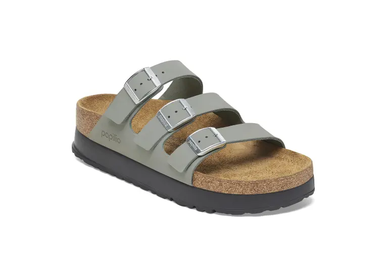 Image 1 of Birkenstock Florida Flex Platform Nubuck Narrow Women's