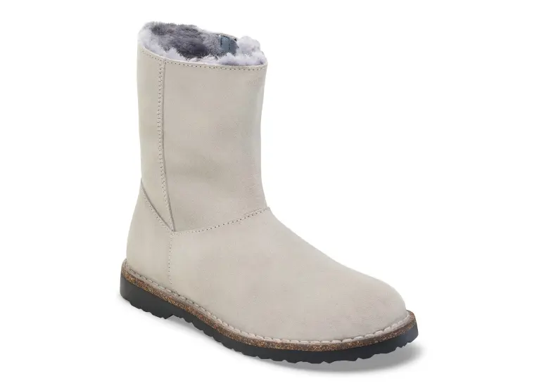 Image 1 of Birkenstock Uppsala Shearling Zippered Suede Leather Regular Women's