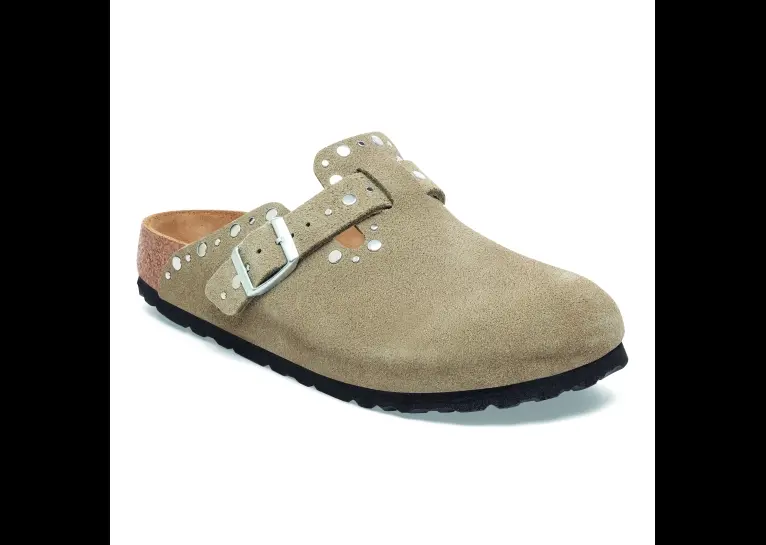 Image 1 of Birkenstock Boston Rivets Suede Leather Narrow Women's