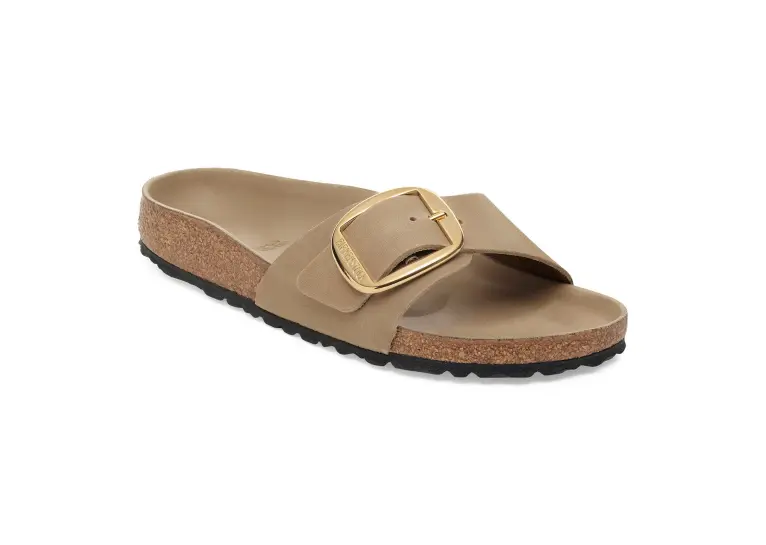 Image 1 of Birkenstock Madrid Big Buckle Oiled Leather Narrow Women's