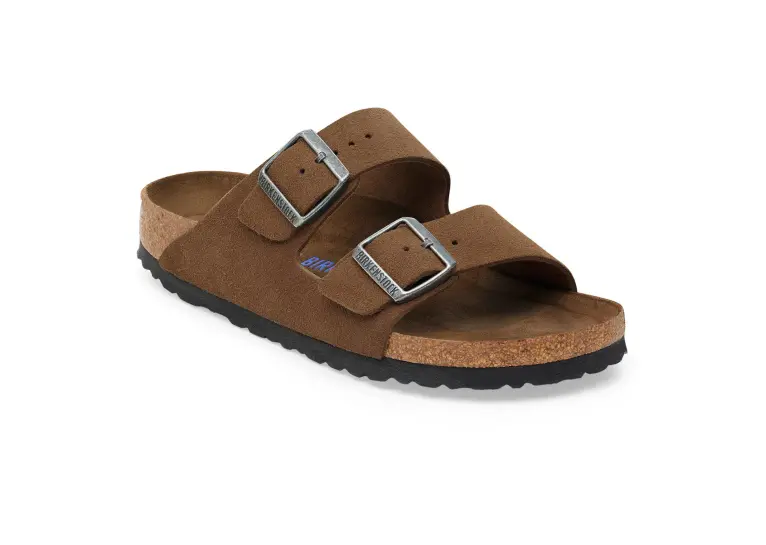 Image 1 of Birkenstock Arizona Soft Footbed Suede Leather Regular Men's