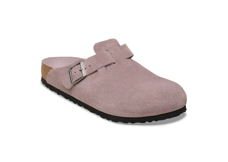 Image 1 of Birkenstock Boston Soft Footbed Suede Narrow Women's