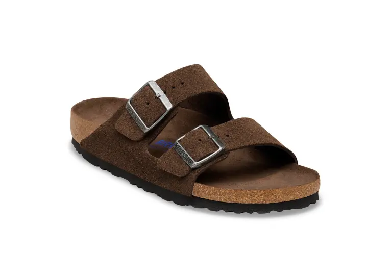 Image 1 of Birkenstock Arizona Soft Footbed Suede Narrow Women's