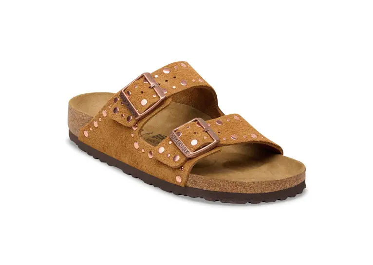 Image 1 of Birkenstock Arizona Rivet Suede Narrow Women's
