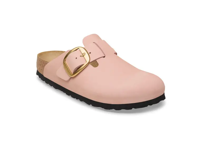 Image 1 of Birkenstock Boston Big Buckle Nubuck Narrow Women's