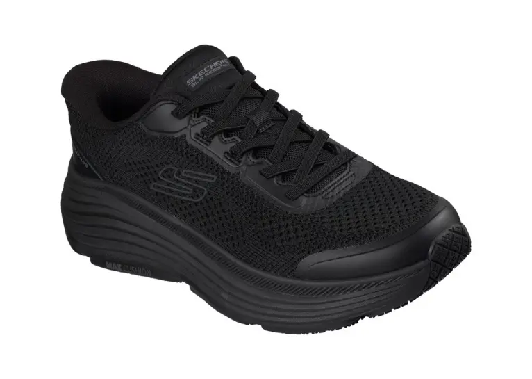 Image 1 of Skechers Slip ins Work Slip Resistant Max Cushioning Endeavour Shouka Men's